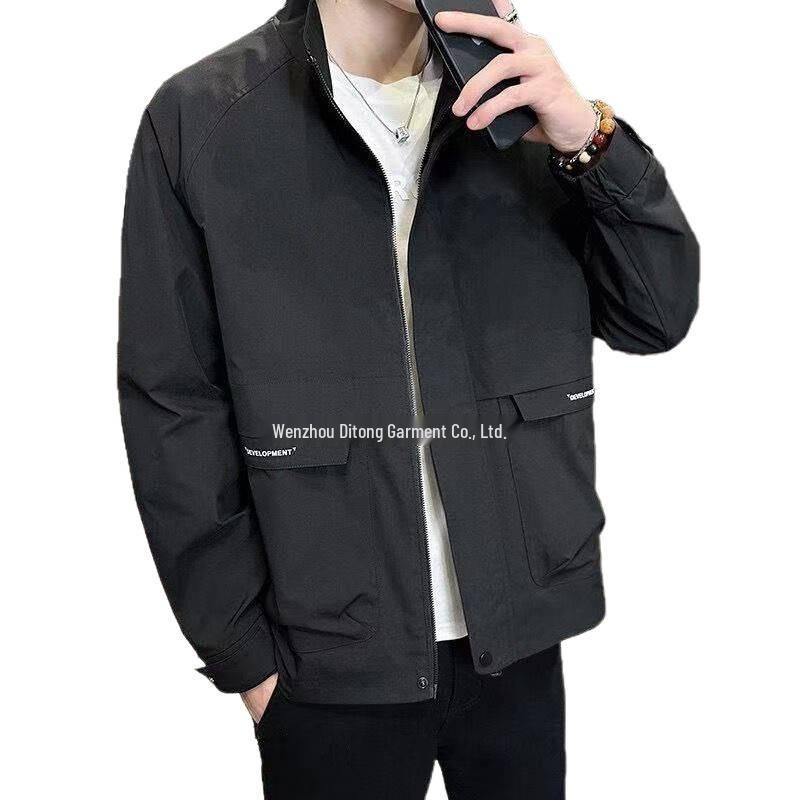 2025 Trendige Lässige Arbeitsjacke für Herren mit Stehkragen - Frühjahrs-/Herbstkollektion