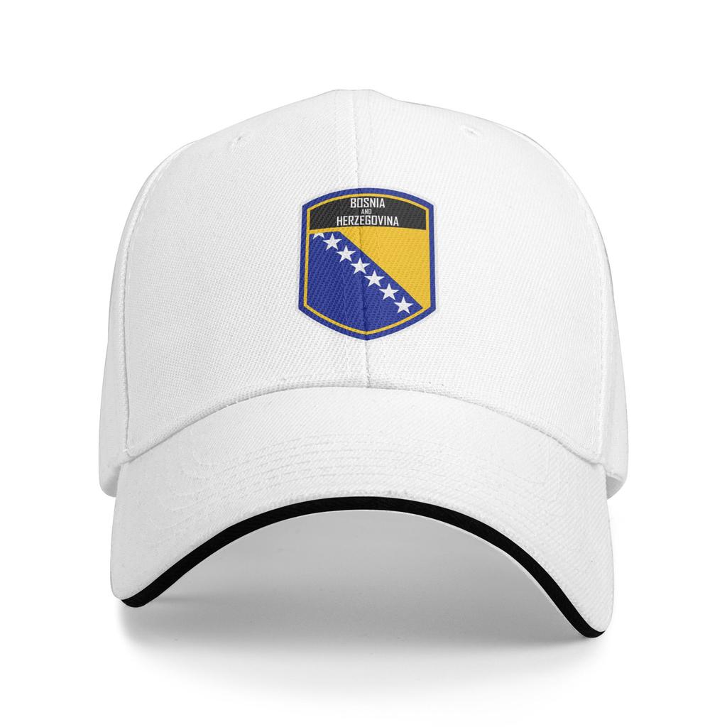 Bosnien Flagge Symbol Sonne Baseballkappe Sommer Lässig Truckerhut Für Unisex Damen Laufen Hippie Baseballkappen