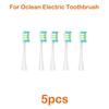 5 pezzi di ricambio per spazzolino elettrico Oclean per Oclean X Pro / X / Z1 / F1 / One / Air 2 testine per spazzolino elettrico sonico