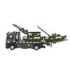 Flatbed Truck Toy with 2pcs Tank Simulation Alloy Military Truck Model Diecast Military Transporter
