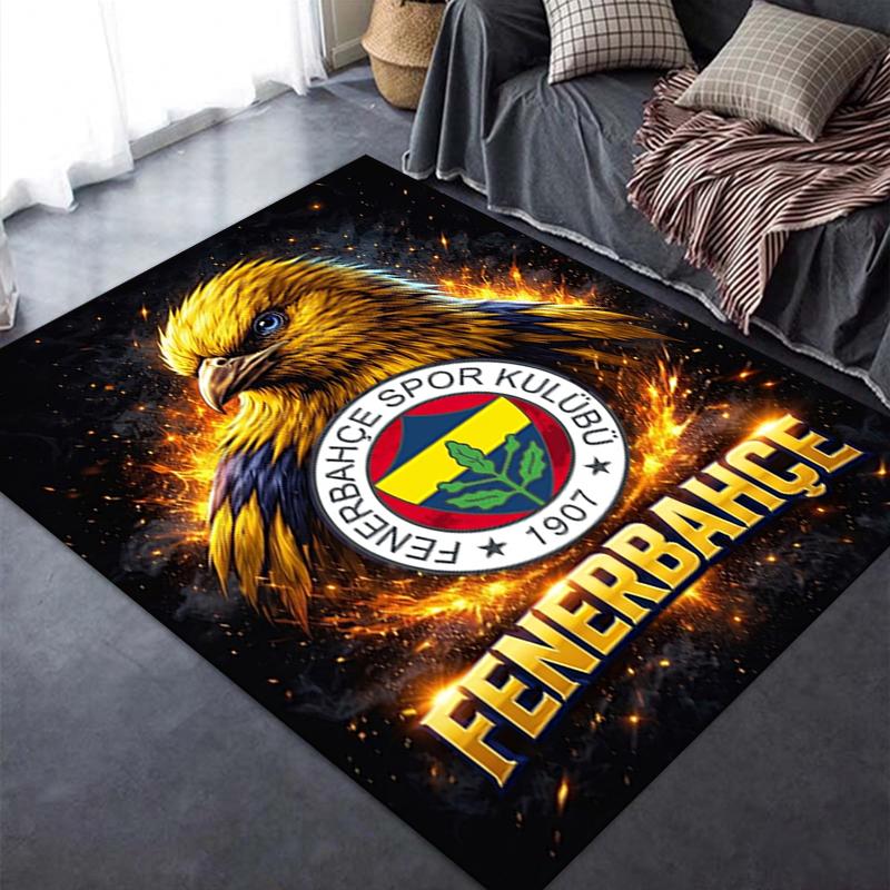 Fenerbahe Sk Halı Kilim Oturma Odası Yatak Odası Ev Kanepe Dekorasyonu Çocuk Oyun Kaymaz Zemin Matı