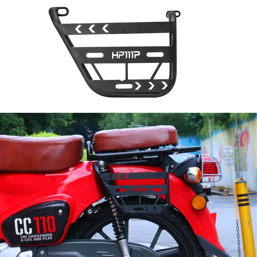 Yoothi Compatible Honda Motorcycle Side Bag Supports for Super Cub Cross Cub and Includes Saddlebag Side Bag and Side Bag Supports for Super Includes