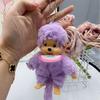 Neuer Anime Monchhichi Anhänger Plüschtier Cartoon Niedlicher Monchhichi Stehende Verwandlung Mehrere Plüschtiere Greifautomat Puppen