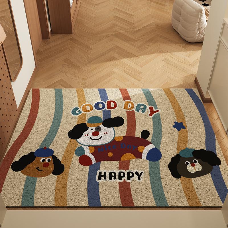 Persimmon Ruyi Cat Sisal Non-slip Dustproof Entry Mat, Cuttable for Home Hallway 40x60cm Cuttable