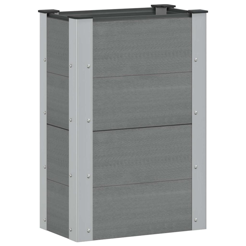 Raised Garden Bed Gray 50 X 30 X 72 Cm