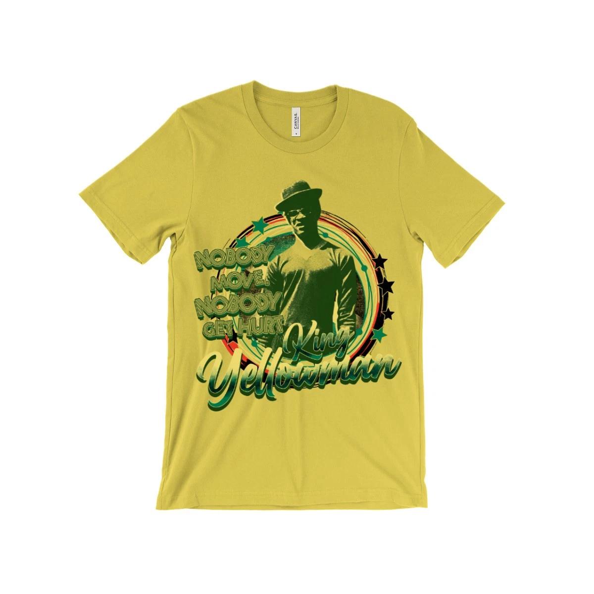 Yellowman T-Shirt - Nobody Move, Nobody Get Hurt, Dancehall, Reggae, Greensleeve M