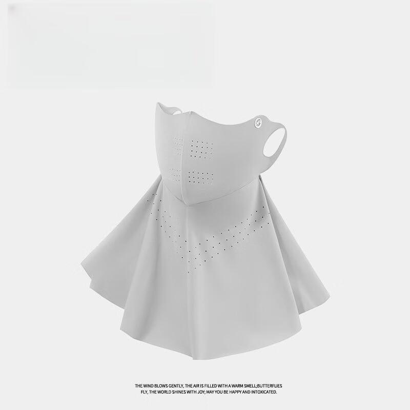 Breathable Ice Silk UV Protection Face and Neck Mask M