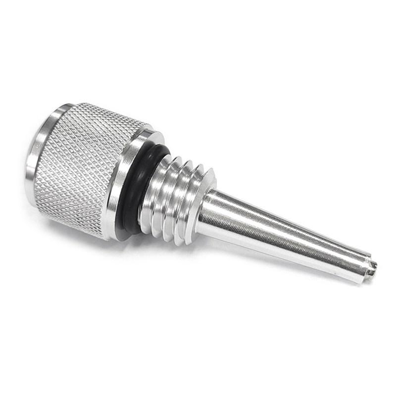 55201 M18*2.5 Magnetic Oil Dipstick Aluminum for WEN 56125i 56200i Yamaha EF2000iS EF1000iS for Inverter Generators Silver/Black