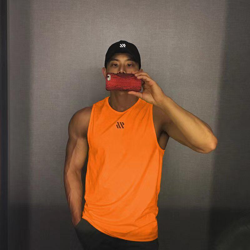 Men's Quick-Dry Sleeveless Vest & Loose Fit Sports T-Shirt - Trendy Plus Size Basketball Training Apparel