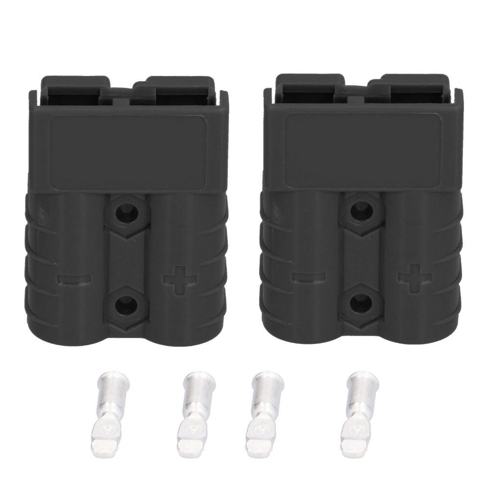 2PCS Multi Color 50A Battery Connector 600V Lightweight Design Wire Harness Plug Quick Disconnection Plug Boats Marine