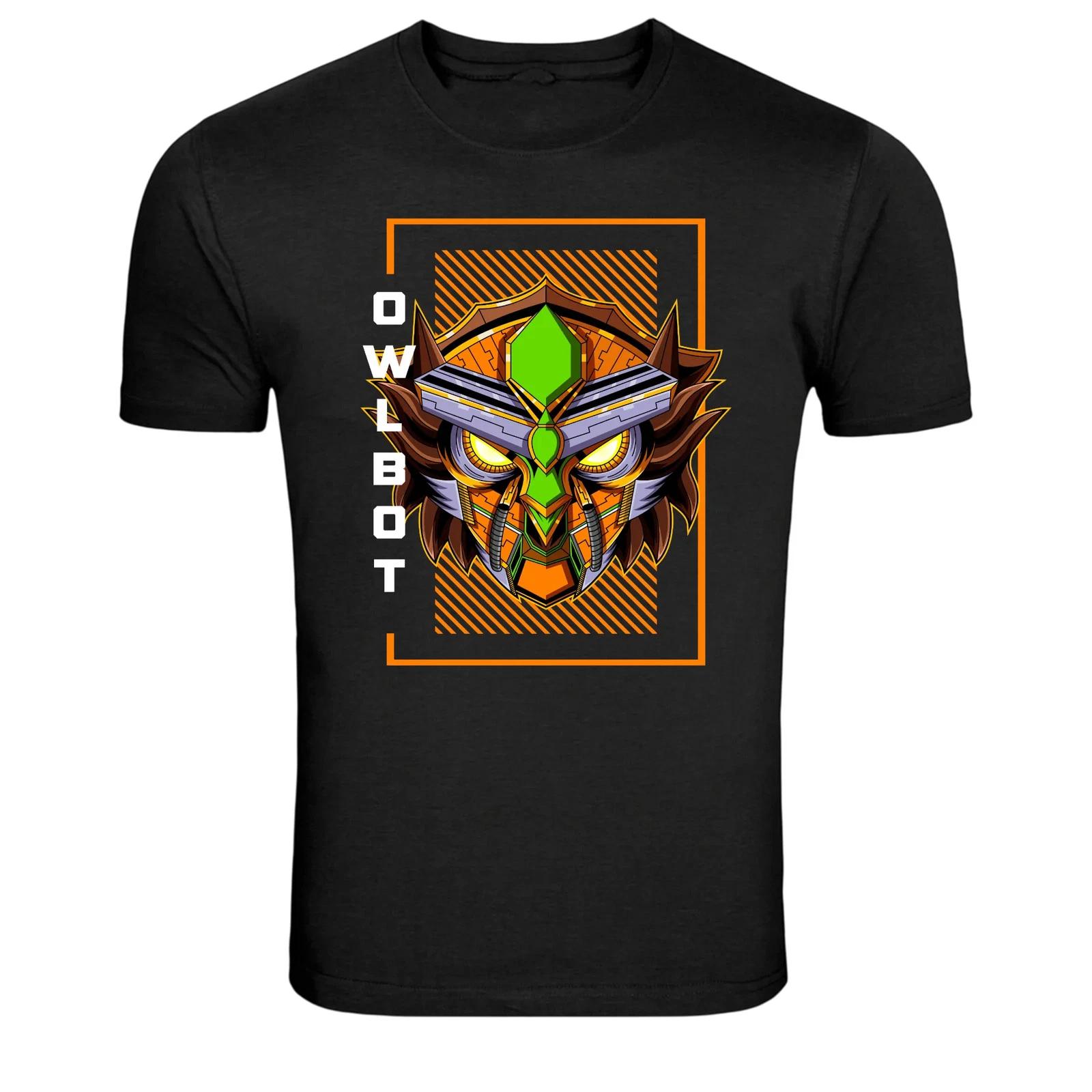 Кибер Демон Маска Футуристическая Графическая Футболка Sci-Fi Футболка S