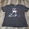 Muhammed Ali Schwarzes Rundhals-T-Shirt Grafikdruck Unisex Größe 2XL Boxlegende Unisex T-Shirt