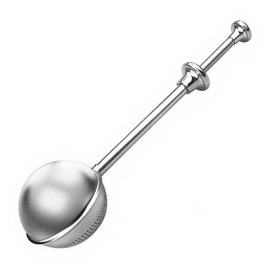 Tea Strainer Stainless Steel Double Layer Fine Filter with Long Handle Dishwasher Safe Tea Infuser for Brewing Tea And Herbs