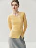 2025 Autumn/Winter Women's V-Neck Slim Fit Cashmere Cardigan - Two-Way Wear, Versatile Knit Jacket