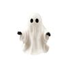 Party Props Resin Ghost Figurine White Color Matte Finish Ghost Decor Welcome Miniature Size Cute Ghost Figurine Holiday Party