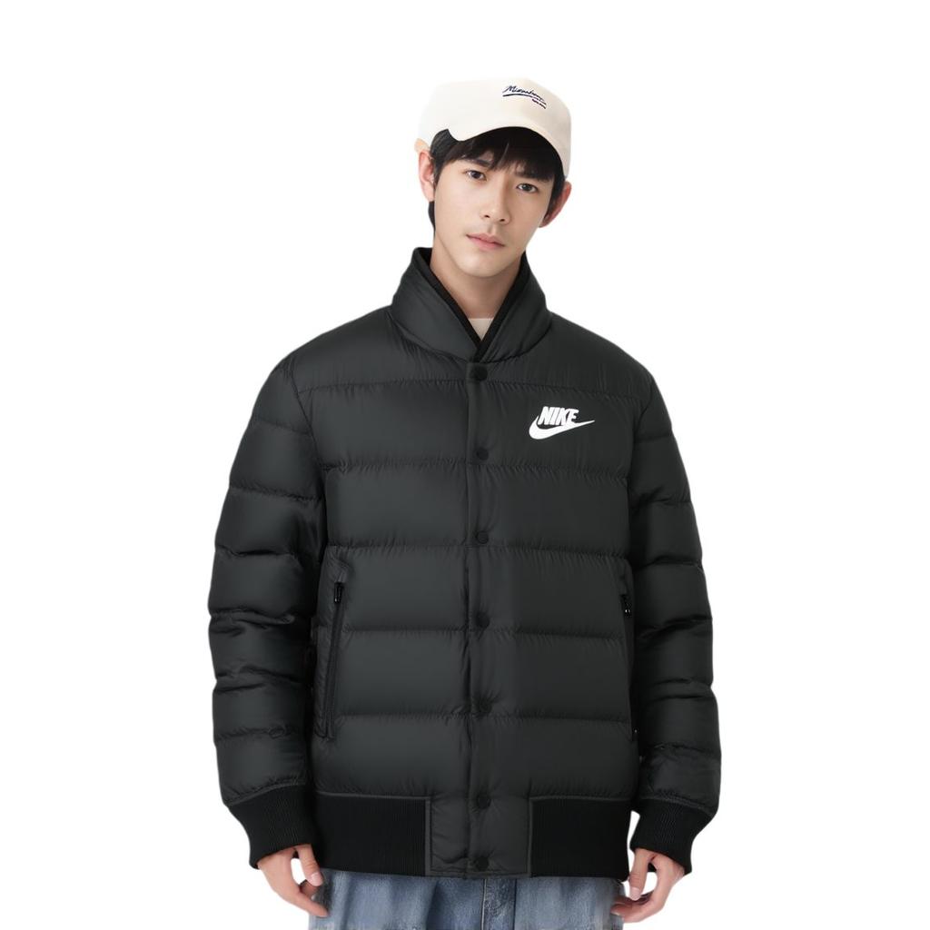 Nike Down Jackets Men's Black Stand Collar Moderate Other IB4499-010