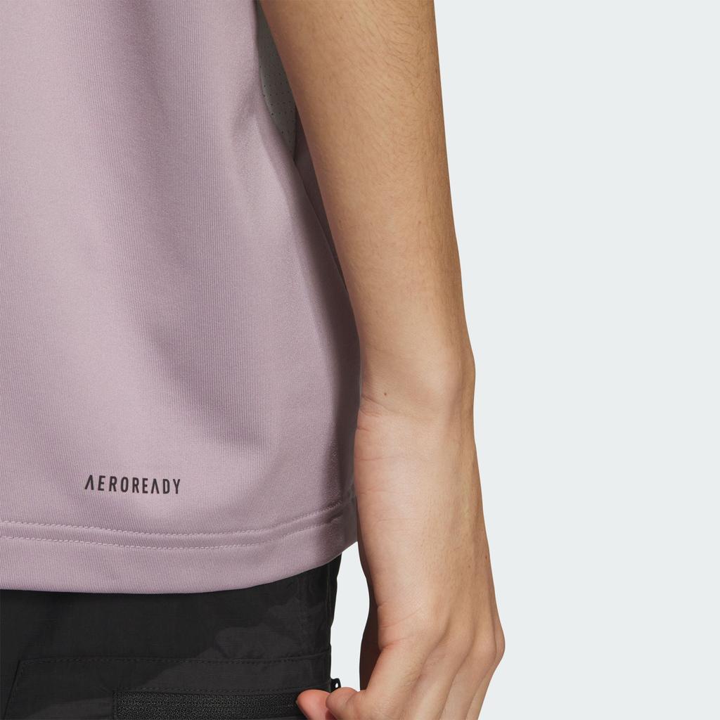 adidas Future Style Short Sleeve T-Shirt With Printed Logo Men Tops Purple Pink JI9881