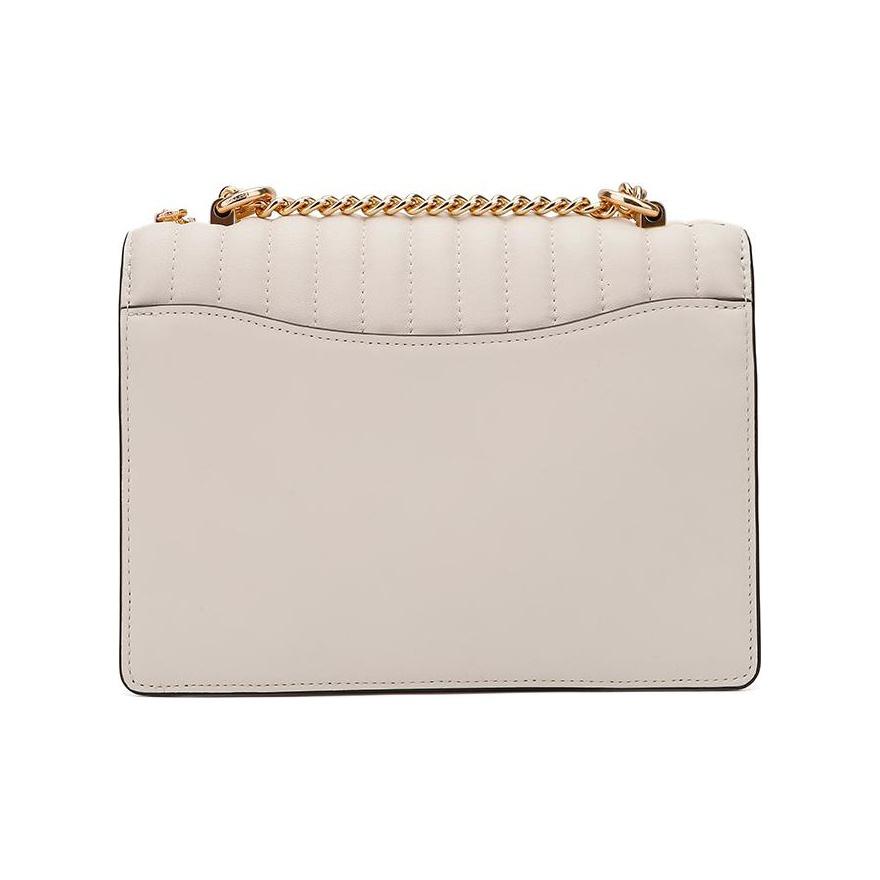 Coach Klare 21 Straight Quilted Napa Leather Chain Crossbody Shoulder Bag Small Women Bags White 2561-IMCHK