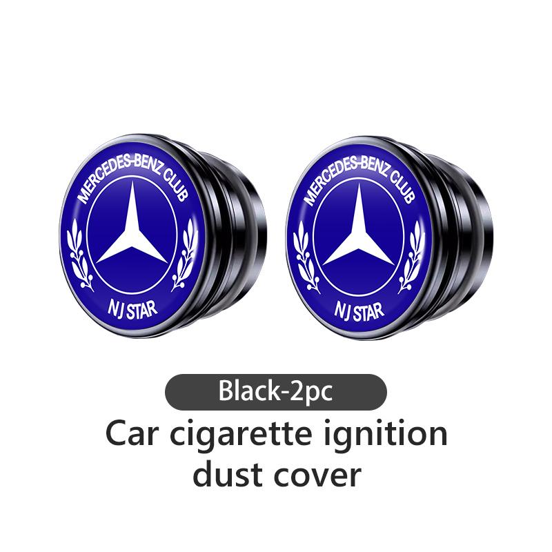 BENZ Car Alloy Cigarette Lighter Plug Cover Dust Protection Cap For Mercedes Benz W202 W212 W126 W140 W168 W177 CLS GLE GLC GLS CLA DV1