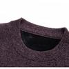 Winter Men's Plus Fleece Middle-aged and Elderly Thickened Dad Knitted Sweater Chenille Warm Top T-shirt Men's Clothing