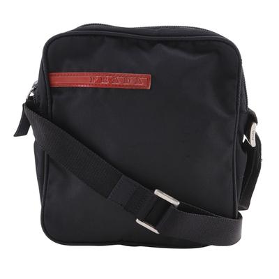 PRADA SPORTS Pouzdro Taška přes rameno B8675 NERO černá Nylon unisex Použitá