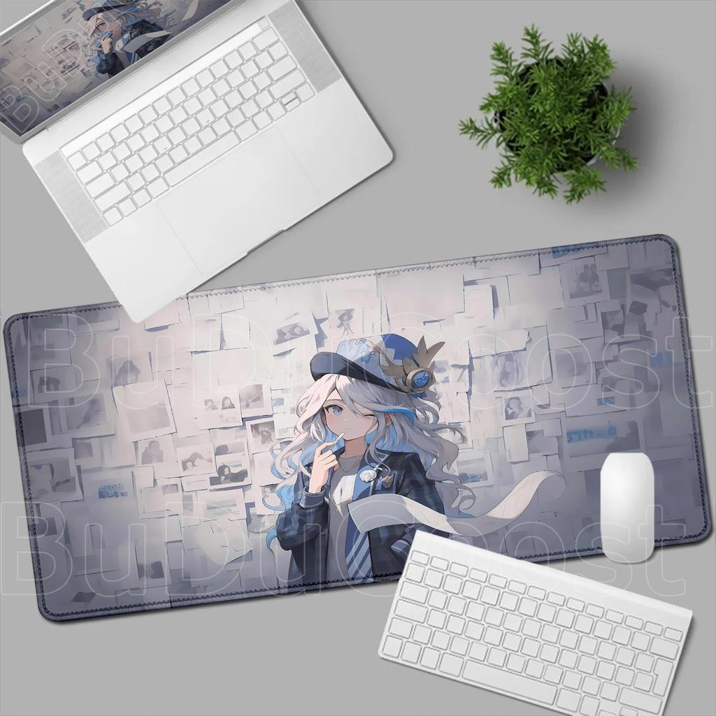 HD New Pretty Genshin Impact Furina Anime Mousepad Game Office PC Kawaii Girl Desk Mat Keyboard Mouse Pad Laptop Mice Mat Carpet