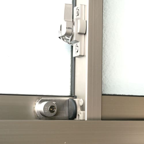 Japan Lock Service Zipper Lock for Sash Window Security Lock FN-469 Silver with Key