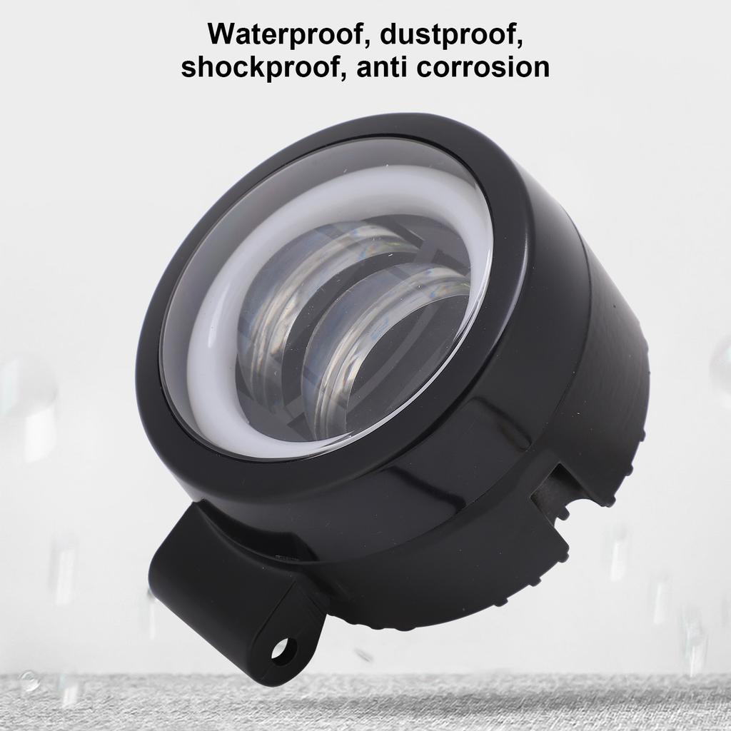 LED Fog Light Auxiliary Lamp 4D Double Lens 20W with   for Motorcycle ATV Truck Boats