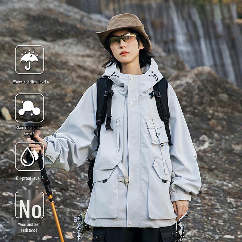 Wassup Sohot Men's Hooded Outdoor Casual Jacket