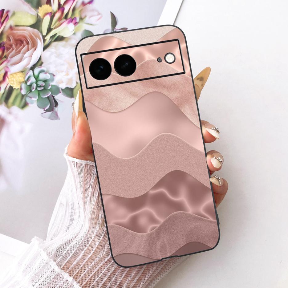 For Google Pixel 7A Case Pixel7 Pro Luxury Flower Butterfly Painted Cover Soft Silicone Case For Google Pixel 7 Pro Pixel7A Bags
