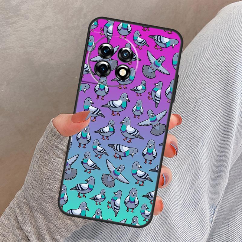 Pigeons Doves Bird Birds Flock Cover For OnePlus Nord CE 4 2 3 Lite N10 N20 N30 OnePlus 13 12 11 10 Pro 12R 13R 10T 8T Case