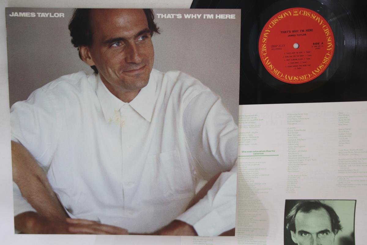 

LP Record JAMES TAYLOR - That s Why I m Here 28AP3113 CBS SONY 1985 Japan Rock Used