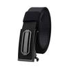 Men's And Women's Toothless Automatic Buckle Belt Military TrainingCanvas Belt New Metal Buckle Young Students' Versatile Belt