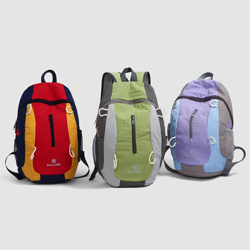 Lightweight Outdoor Backpack Color Block Backpack