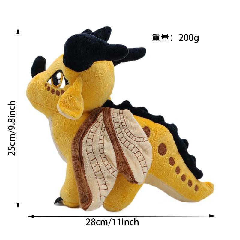Peluche de Dragón de 25 cm Animal de Peluche Suave Alta Calidad Regalo de Cumpleaños Festivo para Niños