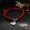 1Pc Red String Bracelet Kabbalah Lucky Mom Pendant Braided String Mother's Day Jewelry