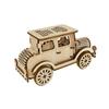 Wood Simulation Engineering Car Model Decorations Nostalgic Truck Power Car Home Decoration Gifts Crafts
