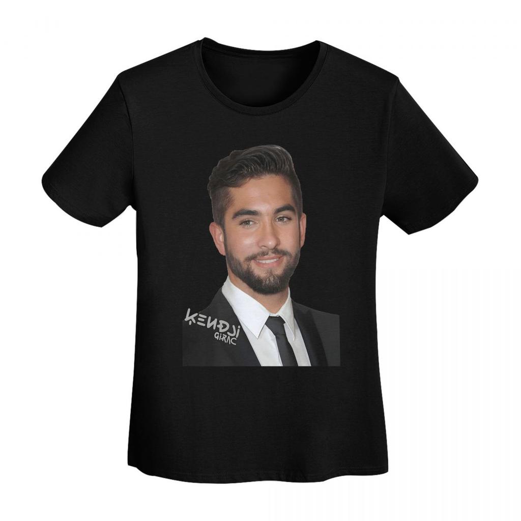 Kendji Girac Gitano T-shirt Donna Manica Corta T-shirt Girocollo Abbigliamento Cotone Estiva Magliette Streetwear