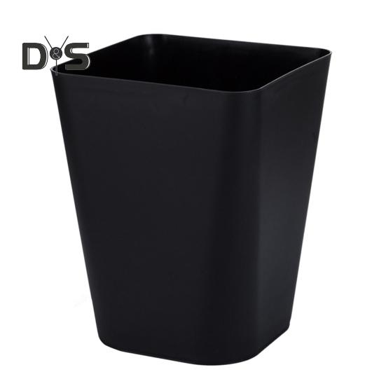 Small Waste Basket Trash Can Large Capacity Solid Color Easy To Clean Indoor Outdoor Plastic Garbage Bin
