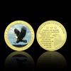 Famous auspicious bird of rare animals in the United States, bald eagle metal commemorative coin, commemorative medal