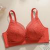 Small Bust Lace Bra Women Medium Padded Wireless Push Up Gathered Shaping Bra Sexy Comfortable Supportive Lingerie Everyday Underwear