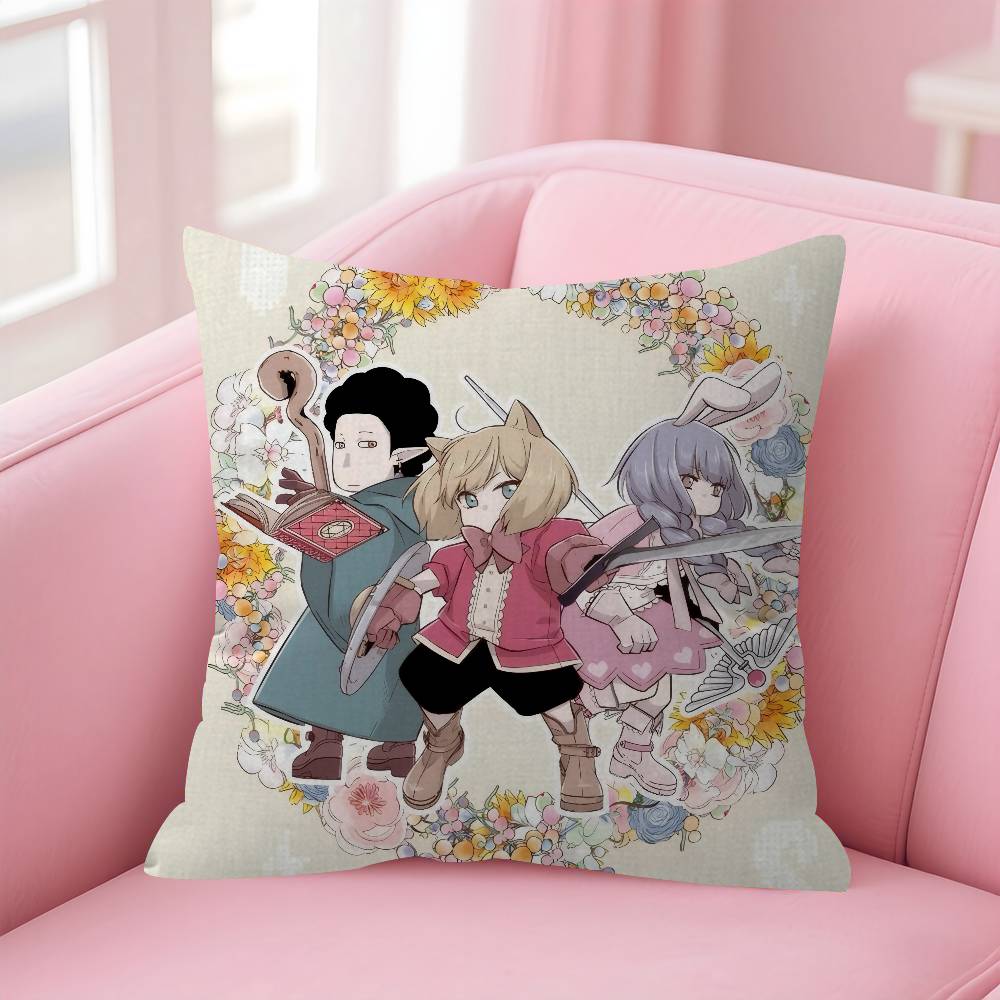 Anime My Love Story With Yamadakun At Lv999 Cushion Cover Inches Farmhouse Decor Home Throw Pillow Covers for Couch Decorations