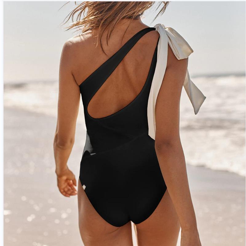 Summer Black Sexy One Piece Swimsuits Closed Women's Swimwear Push Up Swimming Wear Body Bathing Suit Beachwear Pool Bather 2025