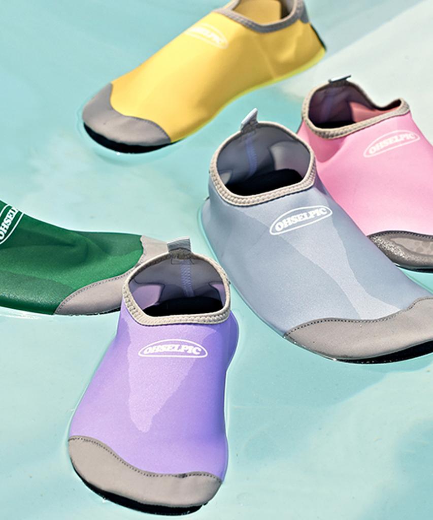 Ohselpic (Uni) Aqua Shoes_Lemon Yellow 4 Sizes
