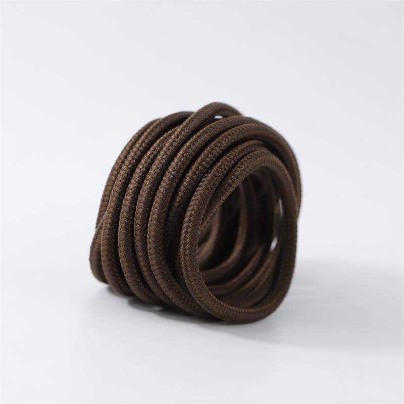 

Круглі шнурки для черевиків-дезертів, мартінсів та робочих черевиків жовто-коричневого, кавового, мокко та чорного кольорів. 80 cm