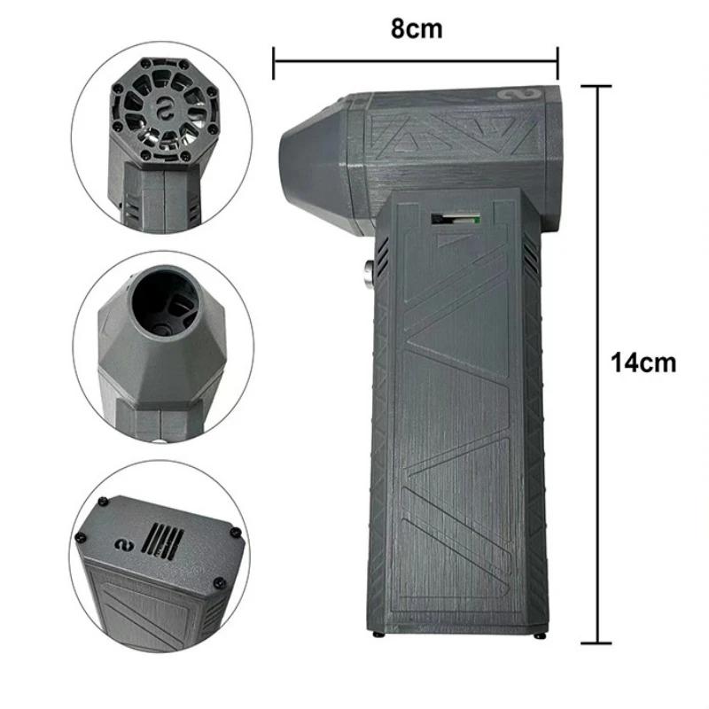 Multi-purpose Mini Turbo Jet Fan 110,000 RPM Portable Powerful Blower High-Performance Brushless Motor High Speed Ducted Fan