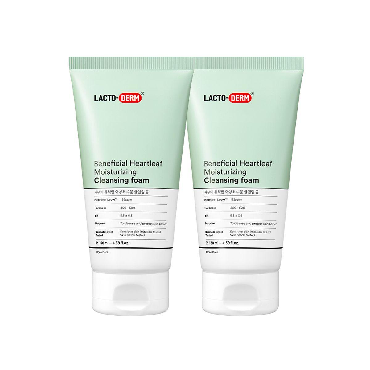 Houttuynia Cordata Moisturizing Cleansing Foam 130ml x 2