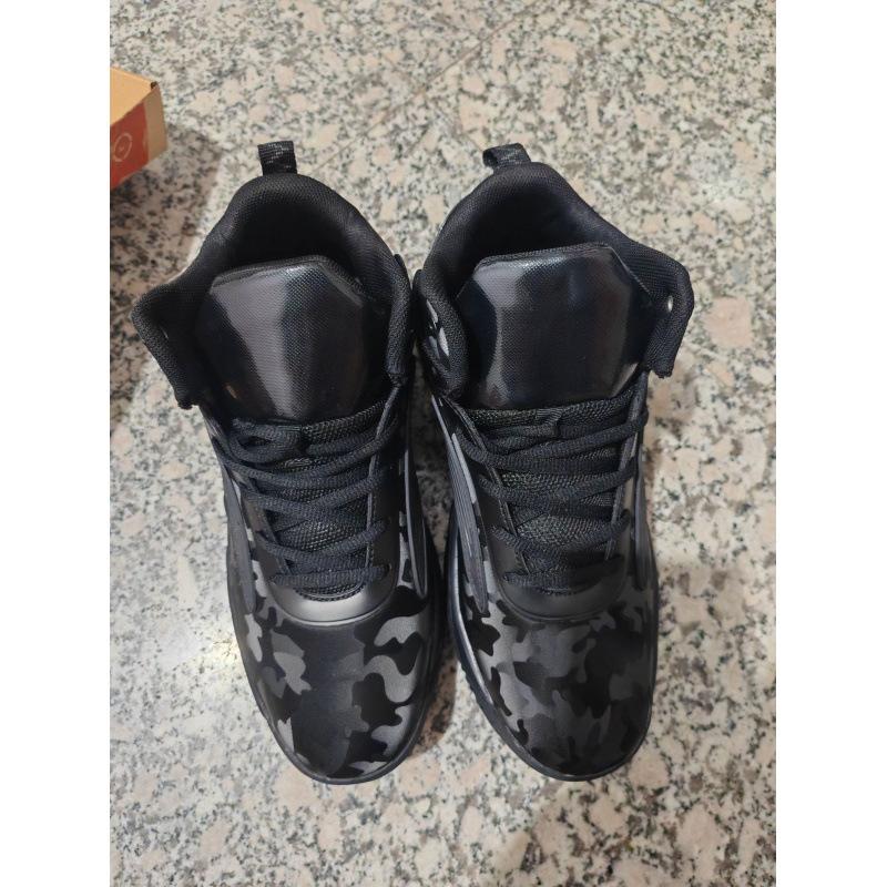No. 23 letter basketball shoes men's leather sneakers older children and young students actual game sneakers