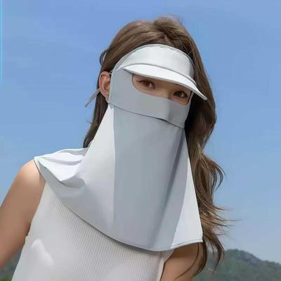 Women's Summer UV Protection Sun Visor Face Mask Shawl