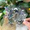 SC045-068 Window Decals for Bird Strikes Prismatic Sun Catcher PVC Rainbow Glass Stickers to Save Birds from Glass Collisions